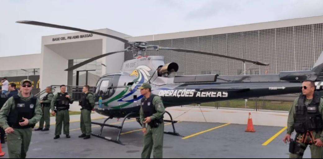 Helicóptero de R$ 32 milhões da PM ganha seguro de R$ 998 mil 11 meses após ser entregue