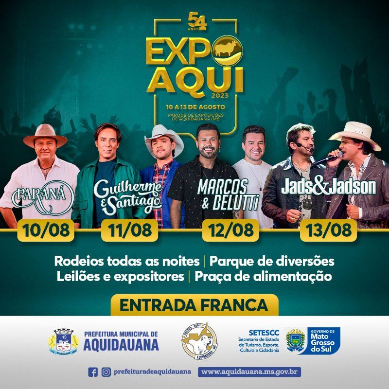 Prefeitura e Sindicato Rural divulgam programação da 54ª ExpoAqui