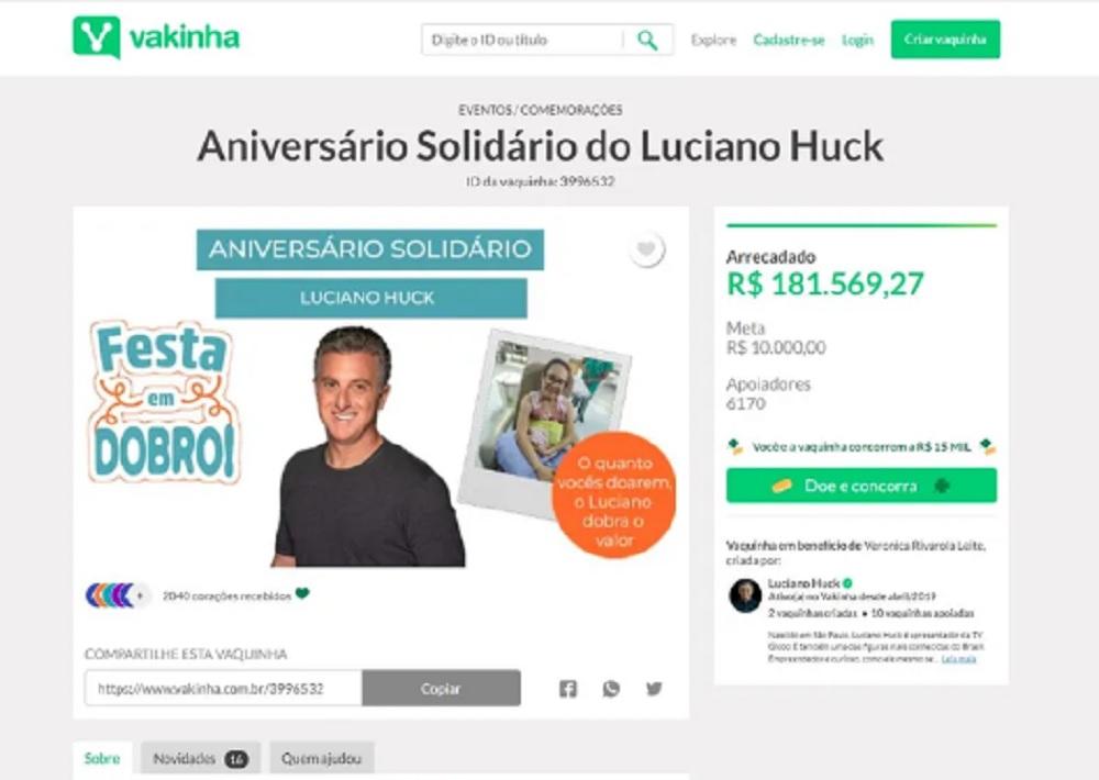 Luciano Huck se mobiliza por mãe de trigêmeos que pai fugiu após saber da gravidez, em MS