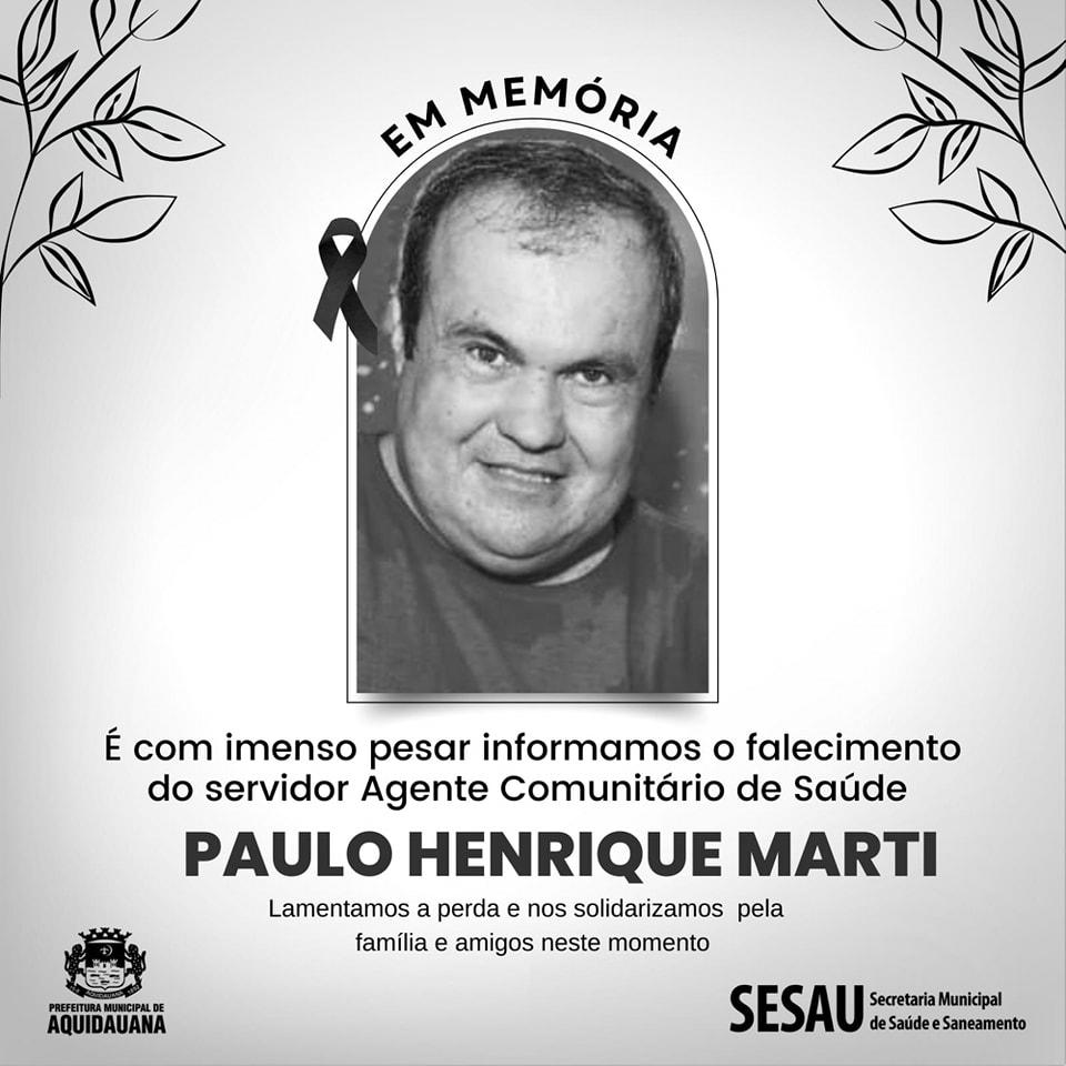Morte de servidor da Sesau deixa Aquidauana em luto