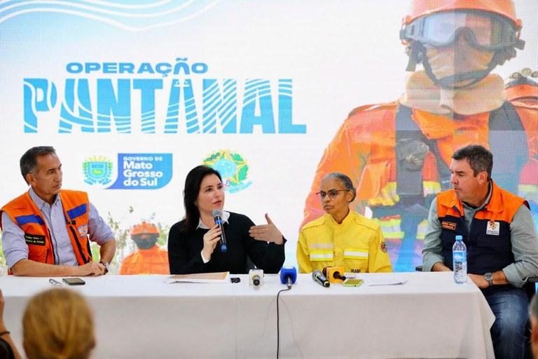 Autoridades afirmam que 96% dos focos de incêndio estão extintos ou controlados no Pantanal