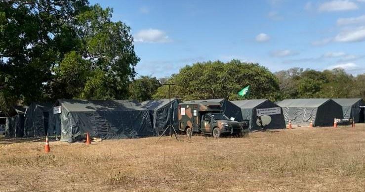 Exército cria nova base para prestar apoio logístico aos combatentes do fogo