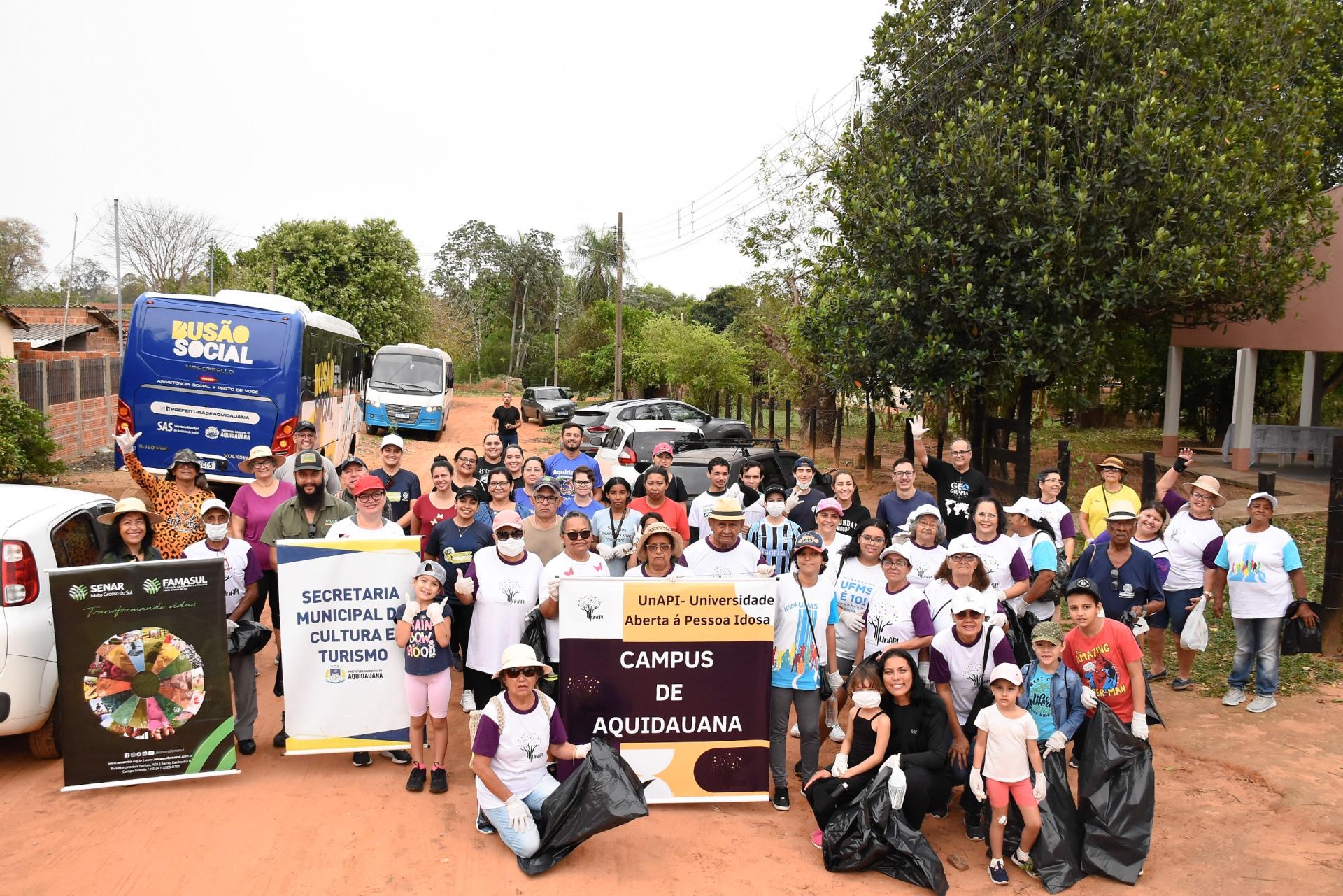 Caminhada ecológica promoveu conscientização ambiental em Aquidauana