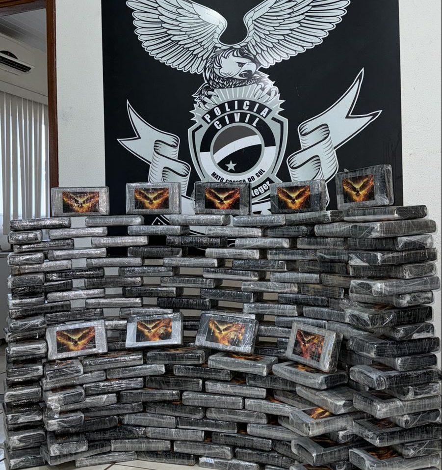 Polícia Civil apreende 230 quilos de cocaína e prende homem por tráfico de drogas