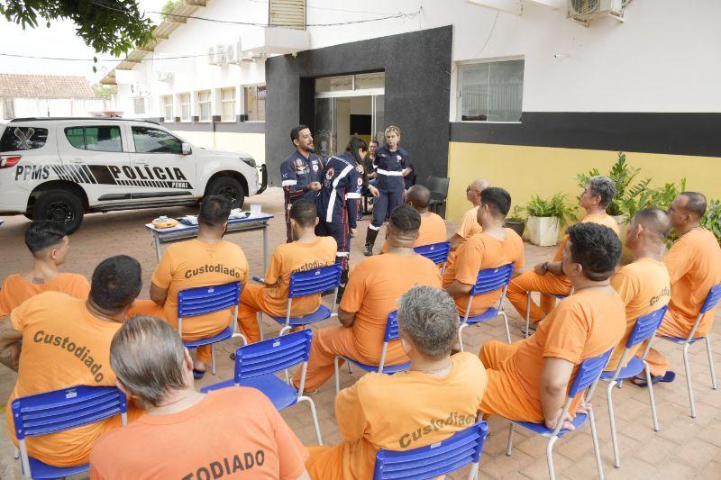 SAMU de Aquidauana realiza ação em Estabelecimento Penal