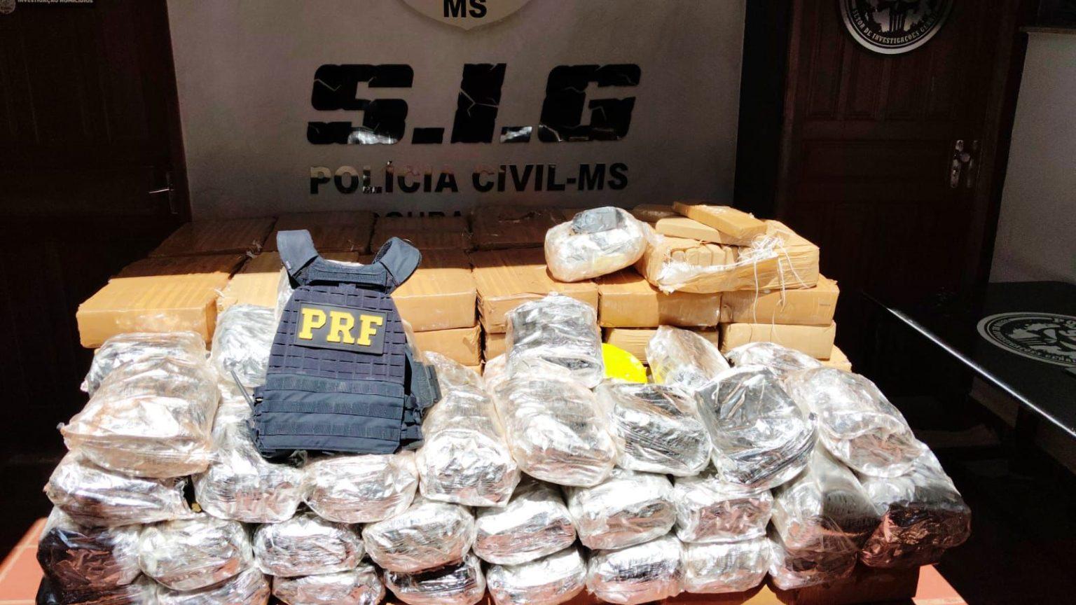 Ação conjunta da Polícia Civil e PRF desarticula organização criminosa de tráfico de drogas