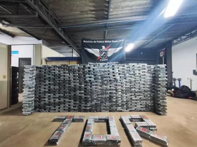 Casal é preso com cocaína avaliada em R$ 41 milhões