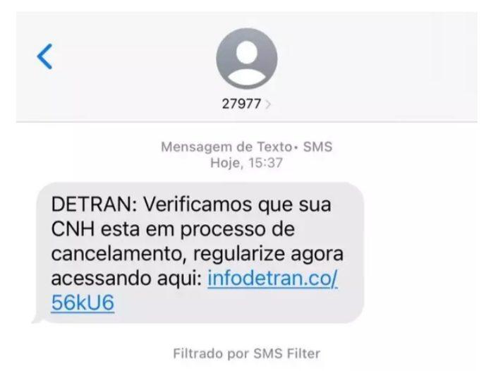 “É golpe”, alerta Detran-MS sobre mensagens de suspensão de CNH por SMS