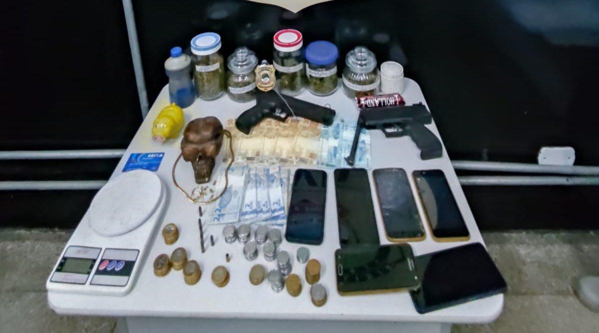 Polícia Civil fecha armazém de tráfico de drogas em assentamento de Miranda