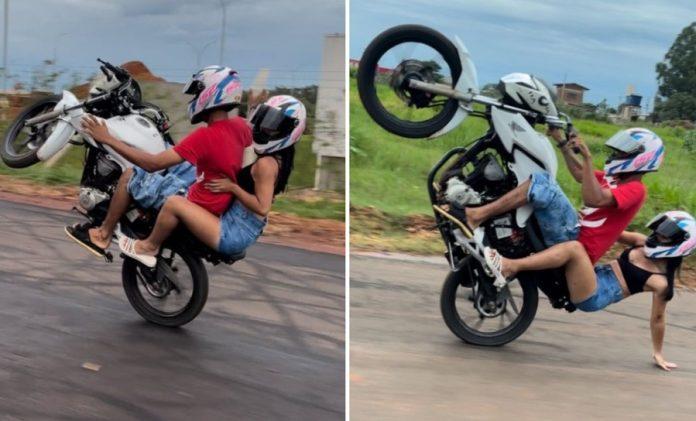 Postou, perdeu! Jovem que divulgava manobras tem motocicleta apreendida