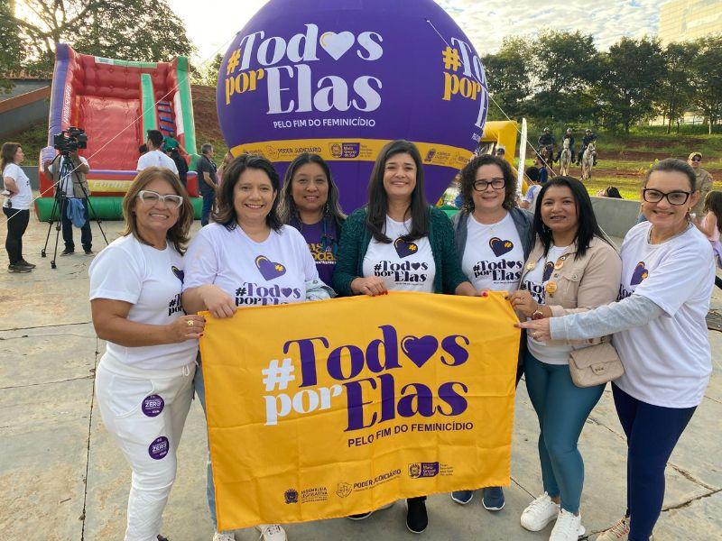 Aquidauana marca presença na 2ª Caminhada “Todos Por Elas