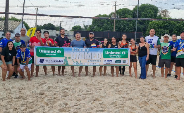 Aquidauana recebe terceira etapa do Circuito Unimed de Vôlei de Praia
